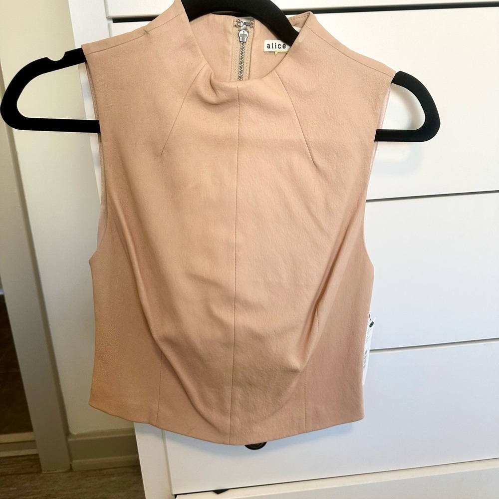 Tan Leather Top​